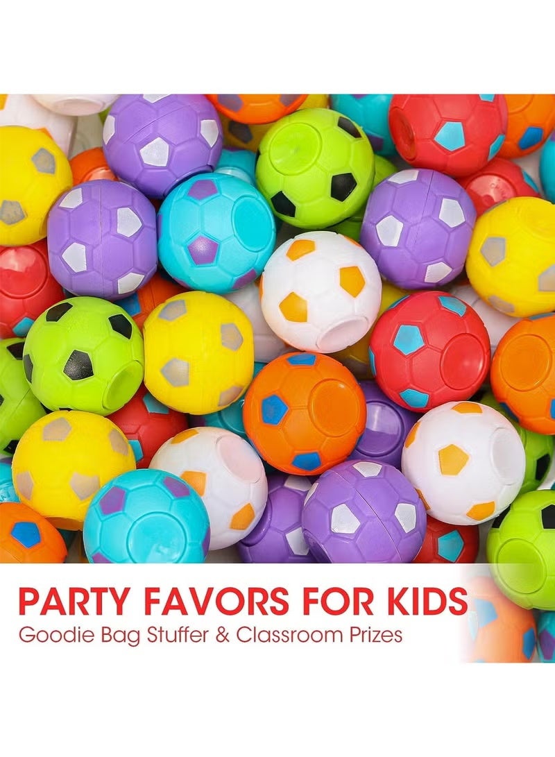 ColaBear 30 Pcs Soccer Party Favors for Kids 3-12, Rotatable Soccer Finger Balls, Mini Fidget Soccer Stress Reliever Goodie Bag Stuffers, Soccer Party Favors Toys Gifts for Kids Teens Adults - Image 5